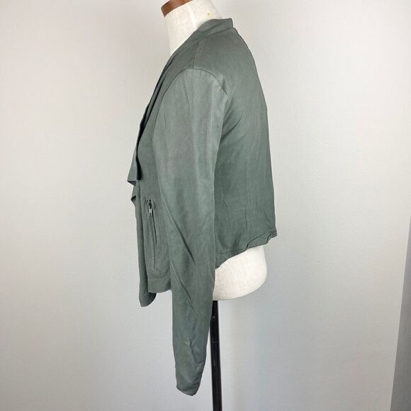 Cupcakes & Cashmere Leather Suede Moto Jacket - Picture 4 of 7